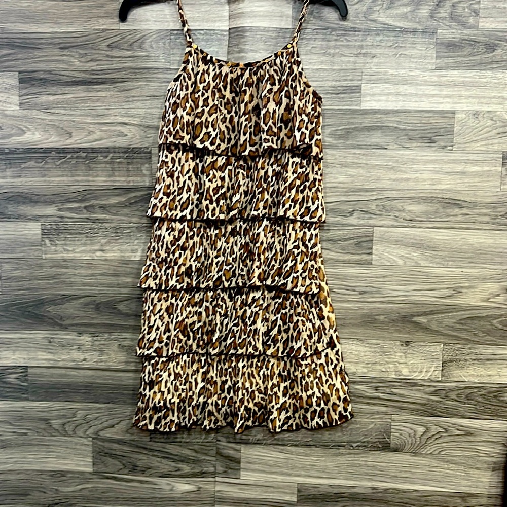 Girls cheetah print dress